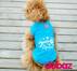 Hund t-shirt Fishing blue